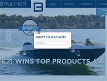 Tablet Screenshot of bayliner.com