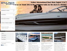 Tablet Screenshot of bayliner.com.au